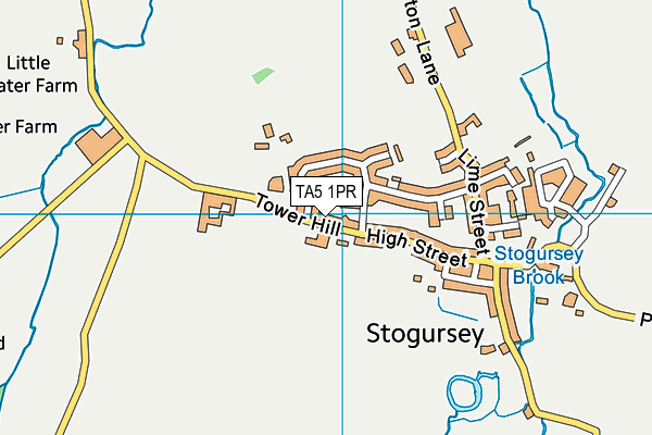 Stogursey Church of England Primary School map (TA5 1PR) - OS VectorMap District (Ordnance Survey)