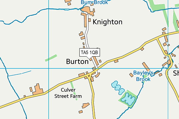 TA5 1QB map - OS VectorMap District (Ordnance Survey)