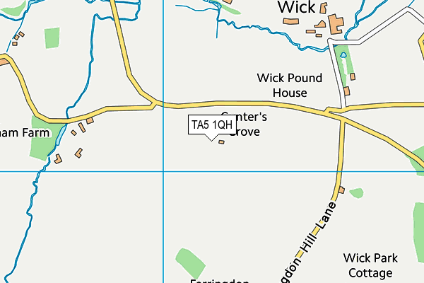 TA5 1QH map - OS VectorMap District (Ordnance Survey)