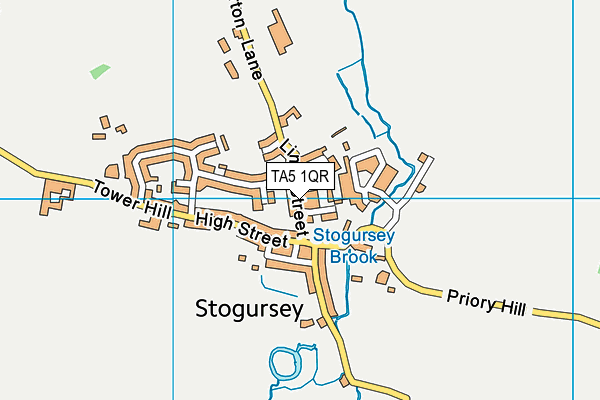 TA5 1QR map - OS VectorMap District (Ordnance Survey)