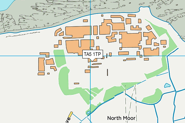 TA5 1TP map - OS VectorMap District (Ordnance Survey)