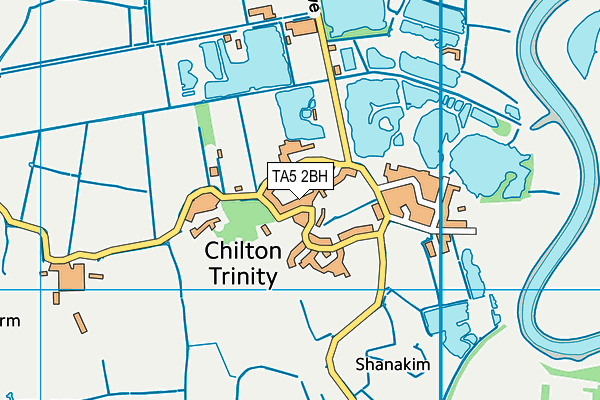 TA5 2BH map - OS VectorMap District (Ordnance Survey)