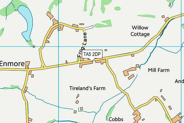 TA5 2DP map - OS VectorMap District (Ordnance Survey)