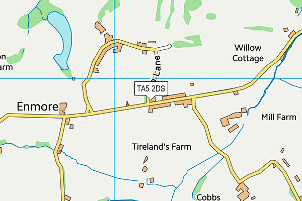 TA5 2DS map - OS VectorMap District (Ordnance Survey)