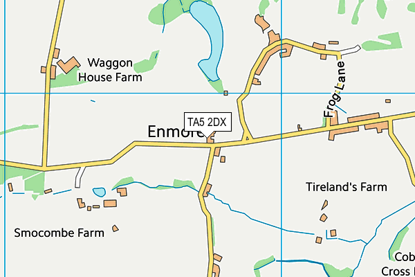 Enmore Church of England Primary School map (TA5 2DX) - OS VectorMap District (Ordnance Survey)