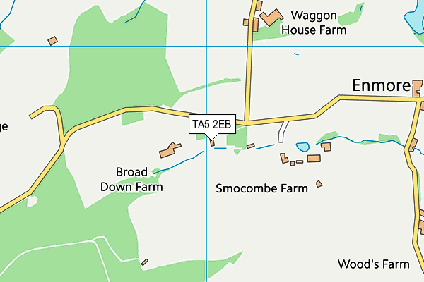 TA5 2EB map - OS VectorMap District (Ordnance Survey)