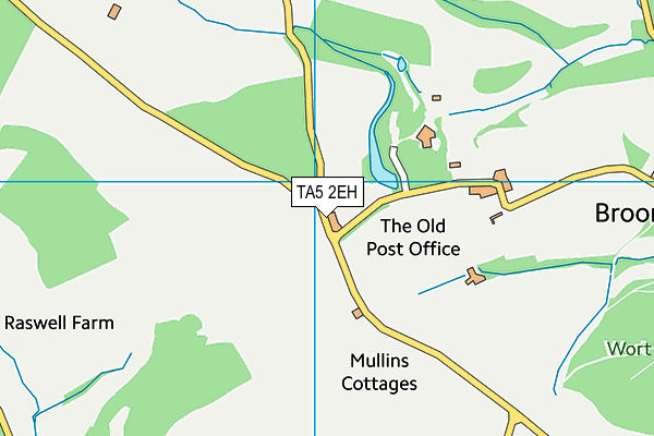 TA5 2EH map - OS VectorMap District (Ordnance Survey)