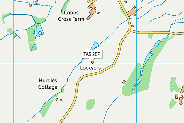 TA5 2EP map - OS VectorMap District (Ordnance Survey)