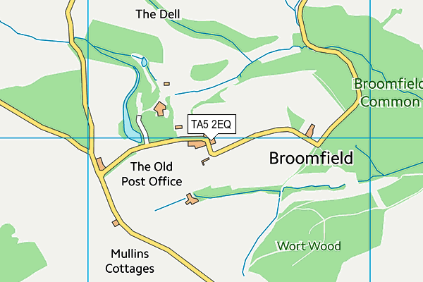 TA5 2EQ map - OS VectorMap District (Ordnance Survey)