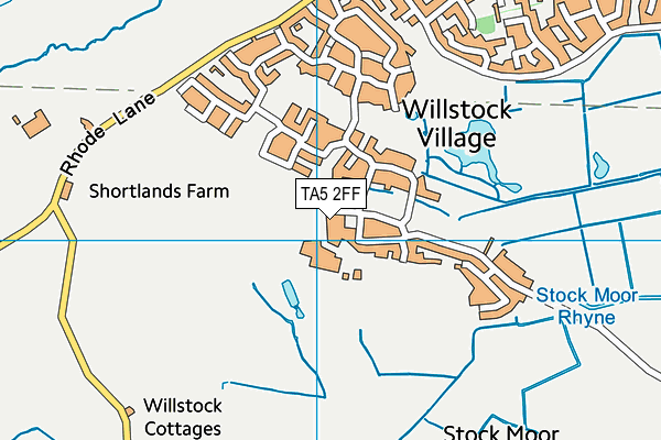 TA5 2FF map - OS VectorMap District (Ordnance Survey)