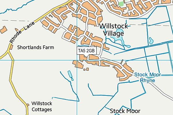 TA5 2GB map - OS VectorMap District (Ordnance Survey)