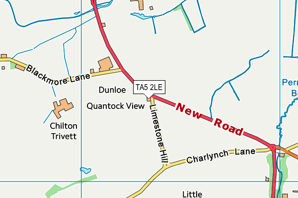 TA5 2LE map - OS VectorMap District (Ordnance Survey)