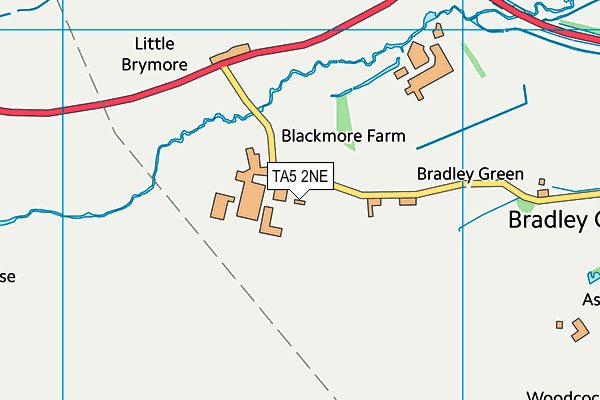 TA5 2NE map - OS VectorMap District (Ordnance Survey)