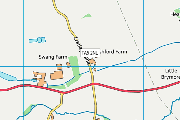 TA5 2NL map - OS VectorMap District (Ordnance Survey)