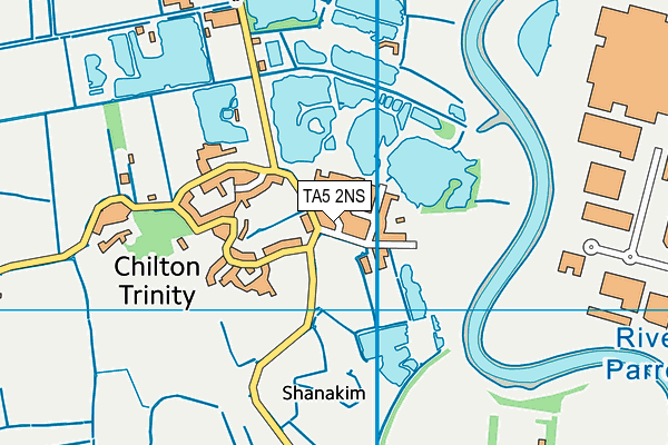 TA5 2NS map - OS VectorMap District (Ordnance Survey)