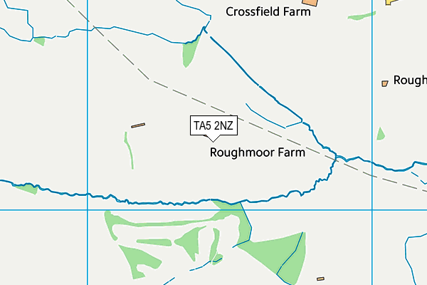 TA5 2NZ map - OS VectorMap District (Ordnance Survey)