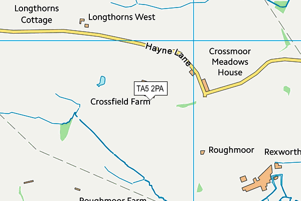 TA5 2PA map - OS VectorMap District (Ordnance Survey)