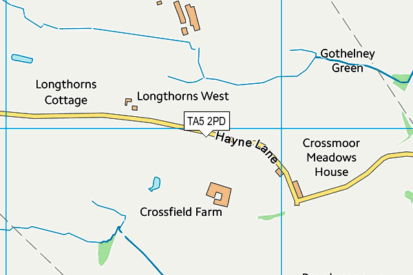 TA5 2PD map - OS VectorMap District (Ordnance Survey)