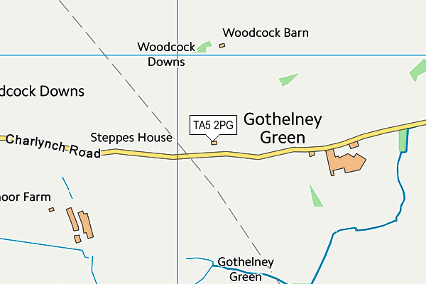 TA5 2PG map - OS VectorMap District (Ordnance Survey)