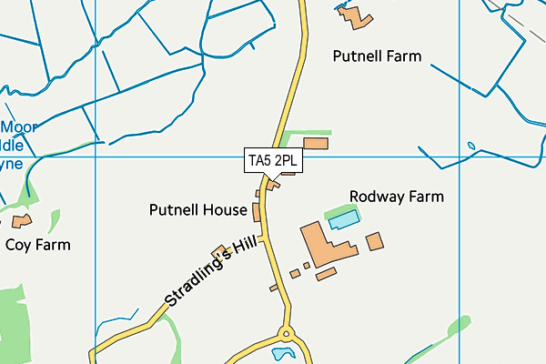 TA5 2PL map - OS VectorMap District (Ordnance Survey)