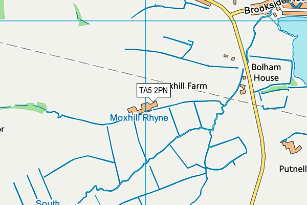 TA5 2PN map - OS VectorMap District (Ordnance Survey)