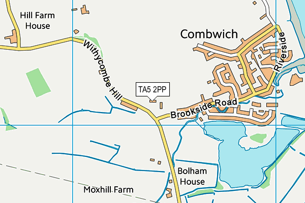 TA5 2PP map - OS VectorMap District (Ordnance Survey)