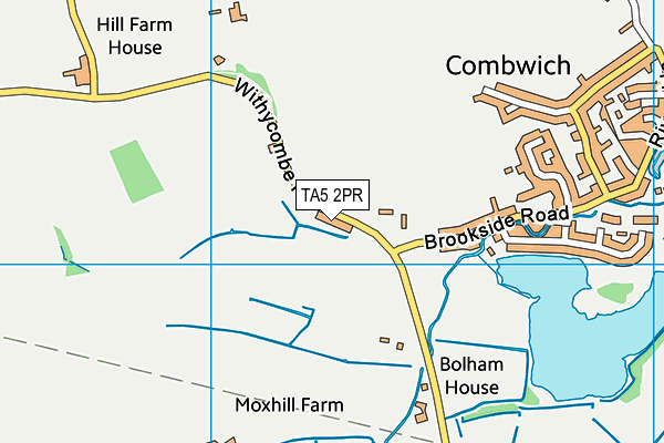 TA5 2PR map - OS VectorMap District (Ordnance Survey)