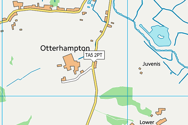 TA5 2PT map - OS VectorMap District (Ordnance Survey)