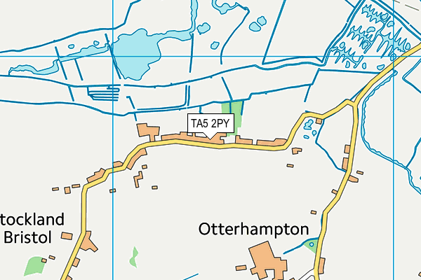 TA5 2PY map - OS VectorMap District (Ordnance Survey)