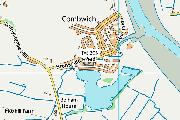 TA5 2QN map - OS VectorMap District (Ordnance Survey)