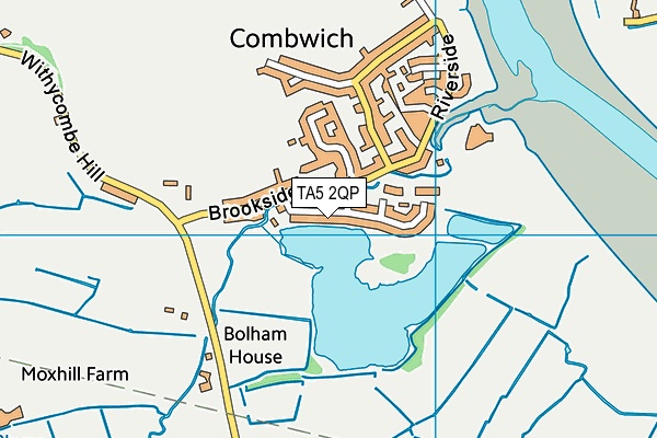 TA5 2QP map - OS VectorMap District (Ordnance Survey)