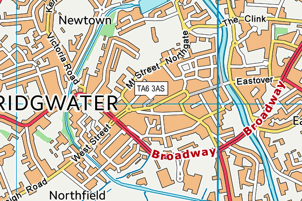 TA6 3AS map - OS VectorMap District (Ordnance Survey)