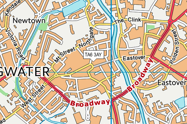 TA6 3AY map - OS VectorMap District (Ordnance Survey)