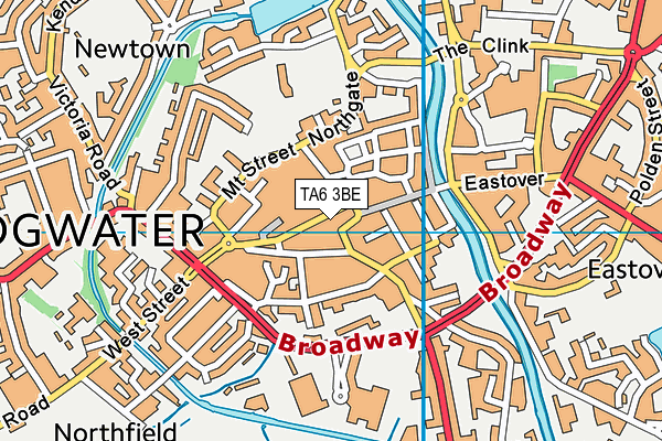 TA6 3BE map - OS VectorMap District (Ordnance Survey)