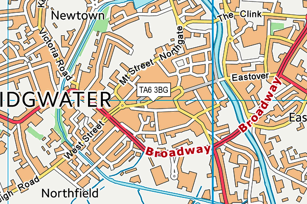 TA6 3BG map - OS VectorMap District (Ordnance Survey)