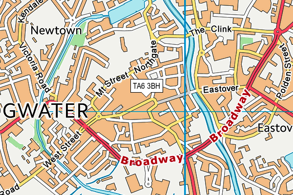 TA6 3BH map - OS VectorMap District (Ordnance Survey)