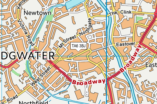 TA6 3BJ map - OS VectorMap District (Ordnance Survey)