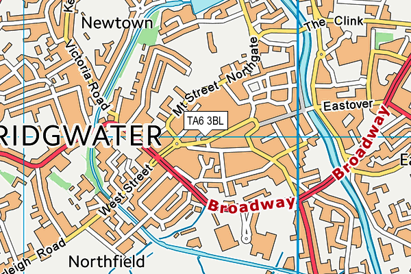 TA6 3BL map - OS VectorMap District (Ordnance Survey)