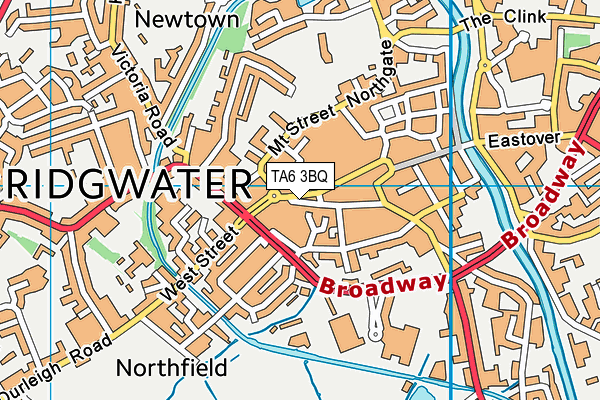 TA6 3BQ map - OS VectorMap District (Ordnance Survey)