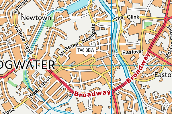 TA6 3BW map - OS VectorMap District (Ordnance Survey)