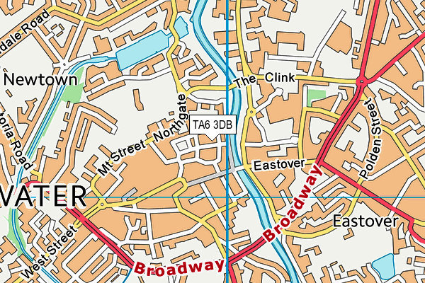 TA6 3DB map - OS VectorMap District (Ordnance Survey)