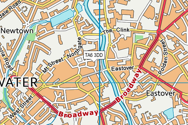 TA6 3DD map - OS VectorMap District (Ordnance Survey)