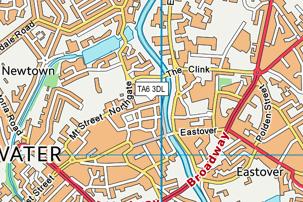 TA6 3DL map - OS VectorMap District (Ordnance Survey)