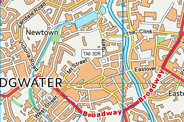 TA6 3DR map - OS VectorMap District (Ordnance Survey)