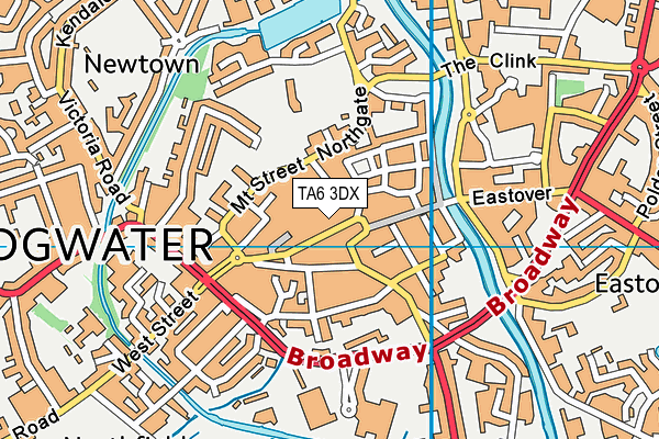 TA6 3DX map - OS VectorMap District (Ordnance Survey)