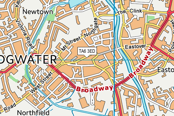 TA6 3ED map - OS VectorMap District (Ordnance Survey)