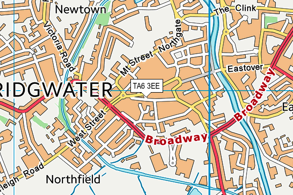 TA6 3EE map - OS VectorMap District (Ordnance Survey)