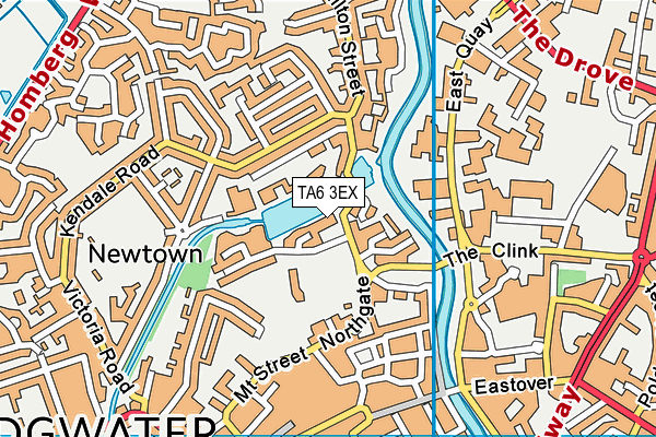 TA6 3EX map - OS VectorMap District (Ordnance Survey)