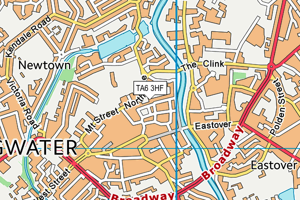 TA6 3HF map - OS VectorMap District (Ordnance Survey)