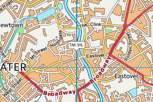 TA6 3HL map - OS VectorMap District (Ordnance Survey)